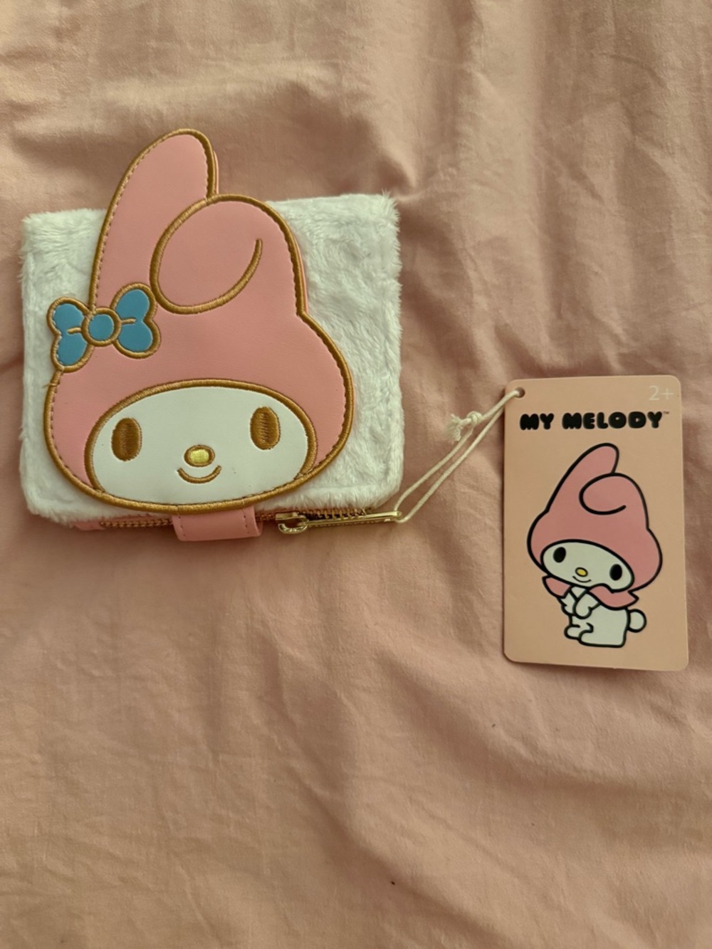 Loungefly My Melody Pink Plush Wallet